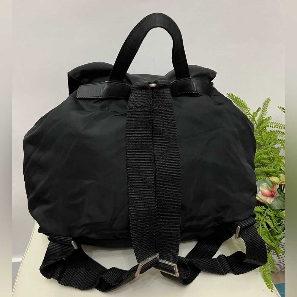 Prada Black Vela Nylon Zainetto Backpack Bag - Picture 3 of 14